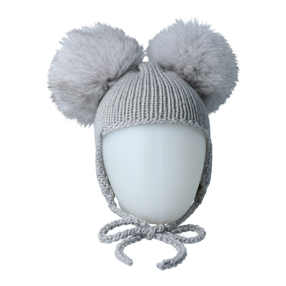 Cappello in morbida lana con pon pon